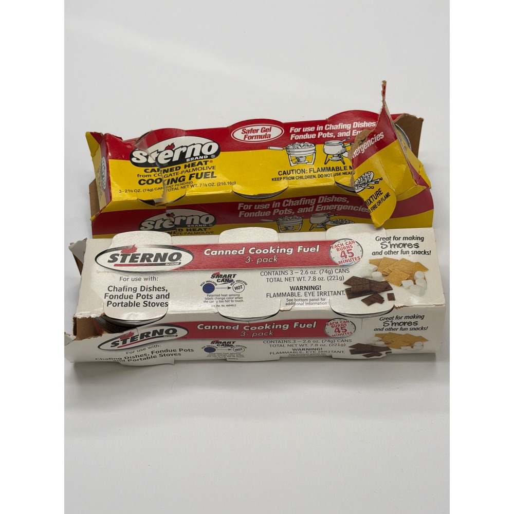 Sterno Canned Heat Cooking‎ Fuel 5 Pack Smart Can Chafing Fondue Portable Stove